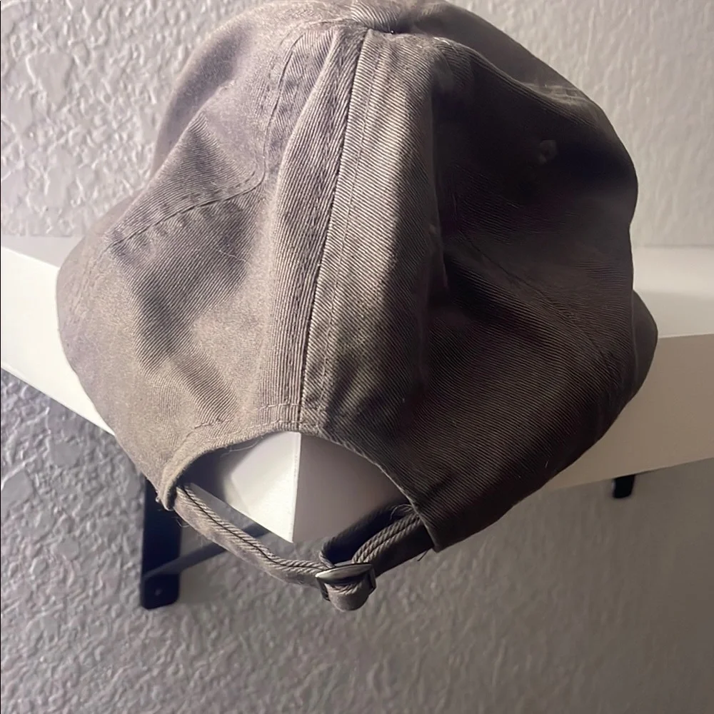 Brown and White Party Hat with Distressed Style
